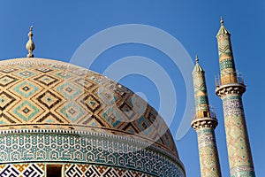 Masjed-i Jame' Mosque in Yazd, Iran