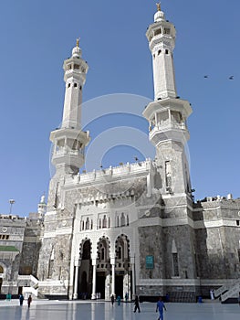 Masjid Al Haram exterior in Mecca photo