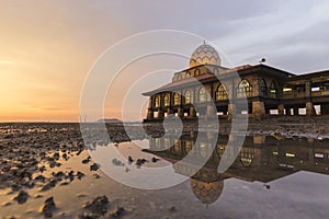 Masjid Al Hussain in Kuala Perlis city, Malaysia