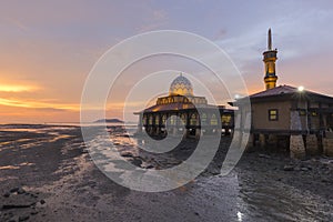 Masjid Al Hussain in Kuala Perlis city, Malaysia