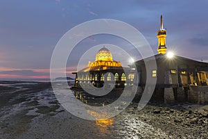 Masjid Al Hussain in Kuala Perlis city, Malaysia