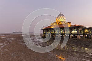 Masjid Al Hussain in Kuala Perlis city, Malaysia