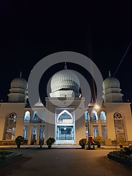 Masjid Jami` Baitusshalihin at Night in Ulee Kareng, Banda Aceh City