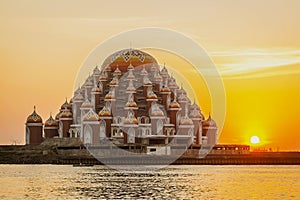 The Beautiful 99 Domes Mosque in Makassar, Indonesia. photo