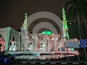 Masjid Wilayah Persekutuan night scene