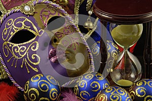 Mask and baubles