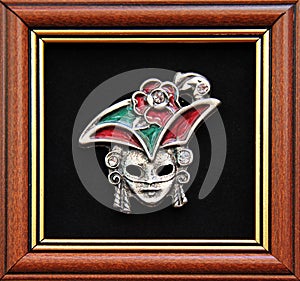 Mask on a black background