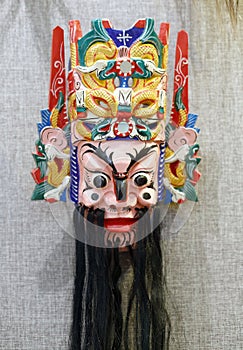 The mask of chinese emperor of heaven