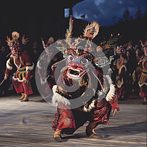 mask dance in the kingdome of bhutan