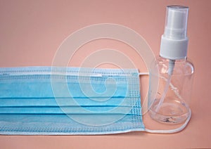 Mask and desinfectant