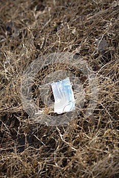 Mask Litter on the Ground