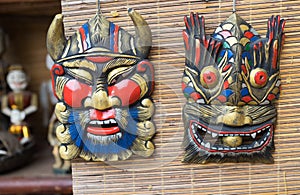 The mask nuanced sold on the streets in Hanoi, Vietnam