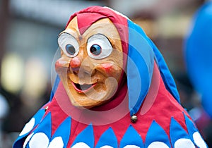 Mask parade in Freiburg, Germany