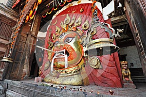 Mask of Seto Bhairab photo