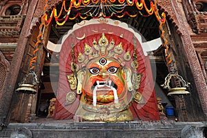 Mask of Seto Bhairab photo