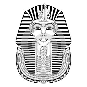 Mask of Tutankhamun.