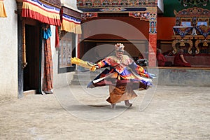 The masked dance festival in Lamayuru Monastery (India)