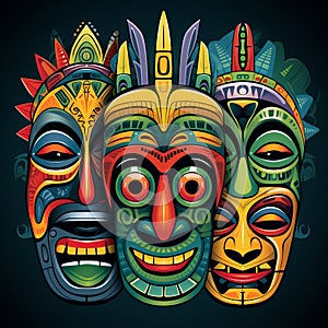 Masked Emotions: Conveying Sentiments through Tribal Mask Expressions