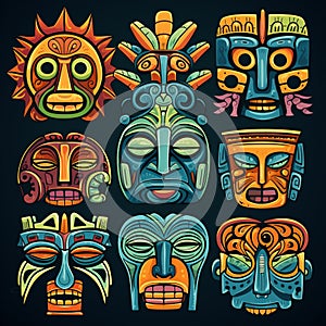 Masked Emotions: Conveying Sentiments through Tribal Mask Expressions
