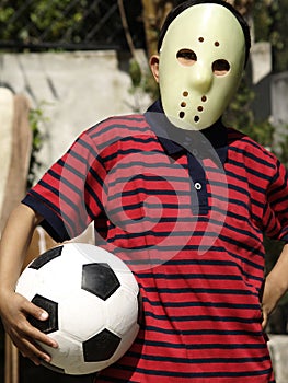 A Masked Footballer