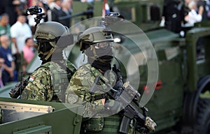 Masked special forces soldiers