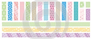 Masking tape illustration material set