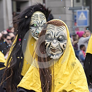 Masks at carnival