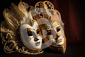 masks used in Venices traditional carnival