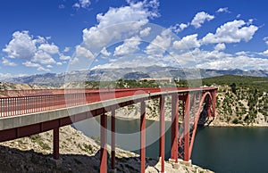 Maslenica bridge near to Zadar