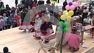 Maslenitsa.Mass festivities or seeing off the winter