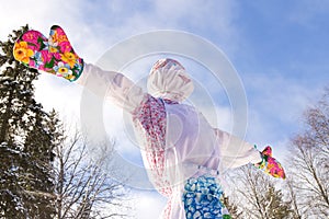 Maslenitsa - ritual effigy of winter photo