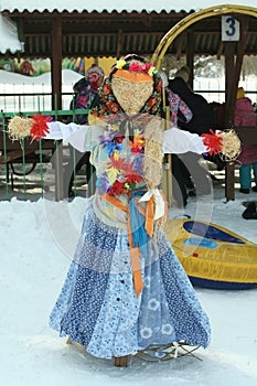 Maslenitsa Russian Doll Carnival - a symbol of winter