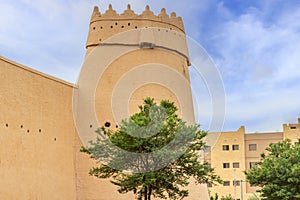 Masmak Fortress tower and walls, Qasr al-Hukm district, Al Riyadh, Saudi Arabia