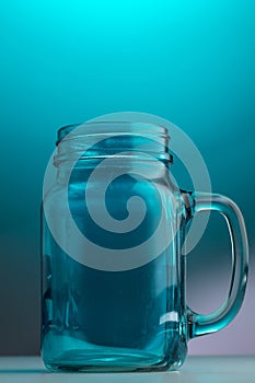 Mason jar beer glass