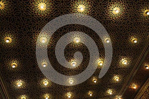 Masonic temple ceiling