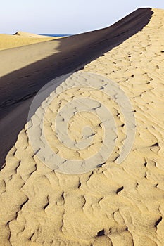 The Maspalomas dunes, Gran Canaria, Spain