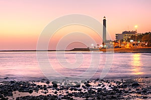 Maspalomas lighthouse, Gran Canaria, Spain