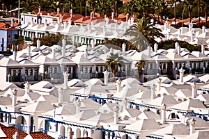 Maspalomas resort roofs photo