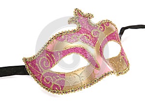Masquerade mask cutout
