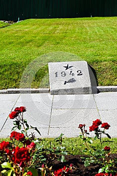 Mass grave of those killed in the siege of Leningrad.