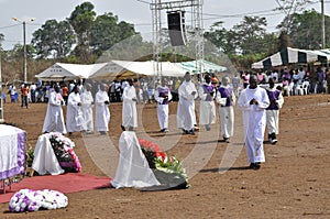 MASS OF REQUIEM OF THE MOTHER OF THE PRESIDENT LAURENT GBAGBO
