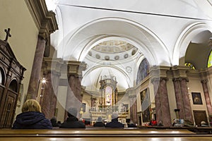 Mass in Sant`Antonio Abate church