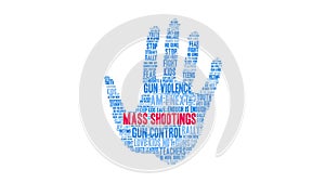 Mass Shootings Animated Word Cloud