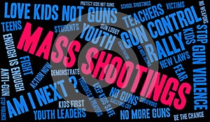 Mass Shootings Word Cloud