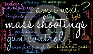 Mass Shootings Word Cloud