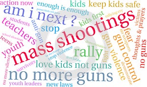 Mass Shootings Word Cloud