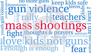 Mass Shootings Word Cloud