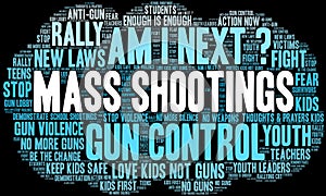 Mass Shootings Word Cloud