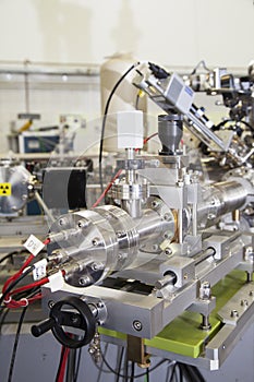 Mass spectrometer in nuclear lab