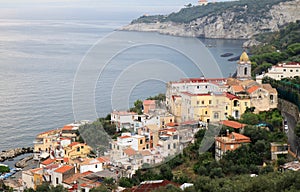 Massa Lubrense along the Amalfi Coast, Italy